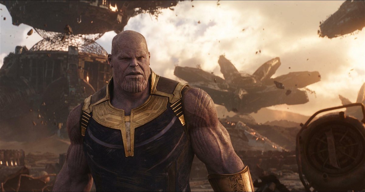 Thanos interpretato da Josh Brolin in Avengers: Infinity War