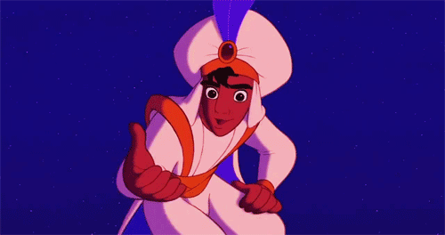 Aladdin tende la mano