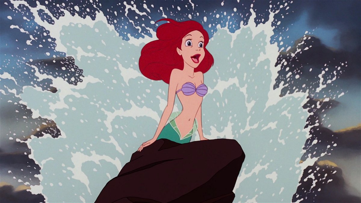 Ariel in una scena di La Sirenetta