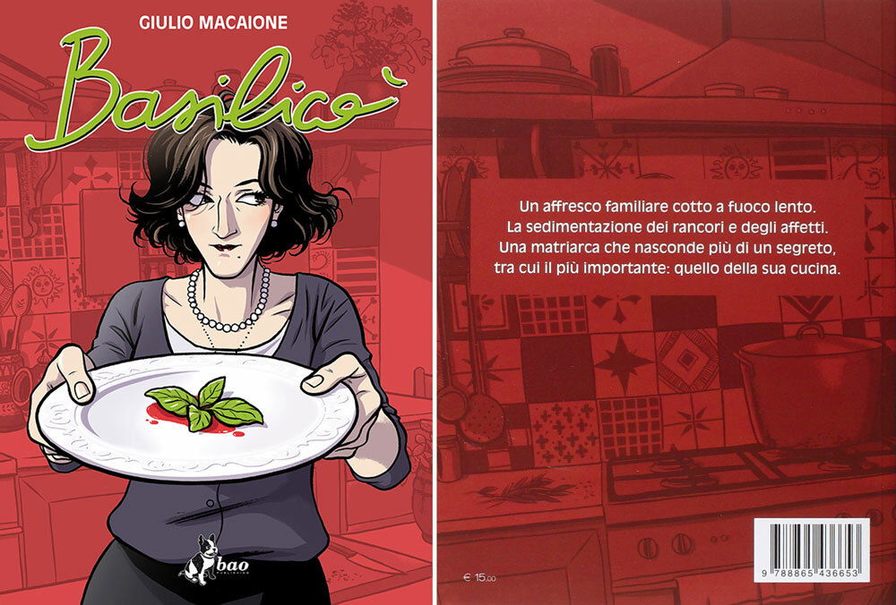 Clicca per vedere l'immagine originale Maria Morreale sulla copertina di Basilicò, pubblicato da Bao Publishing