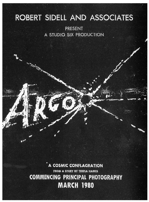 L'originale finto poster di Argo