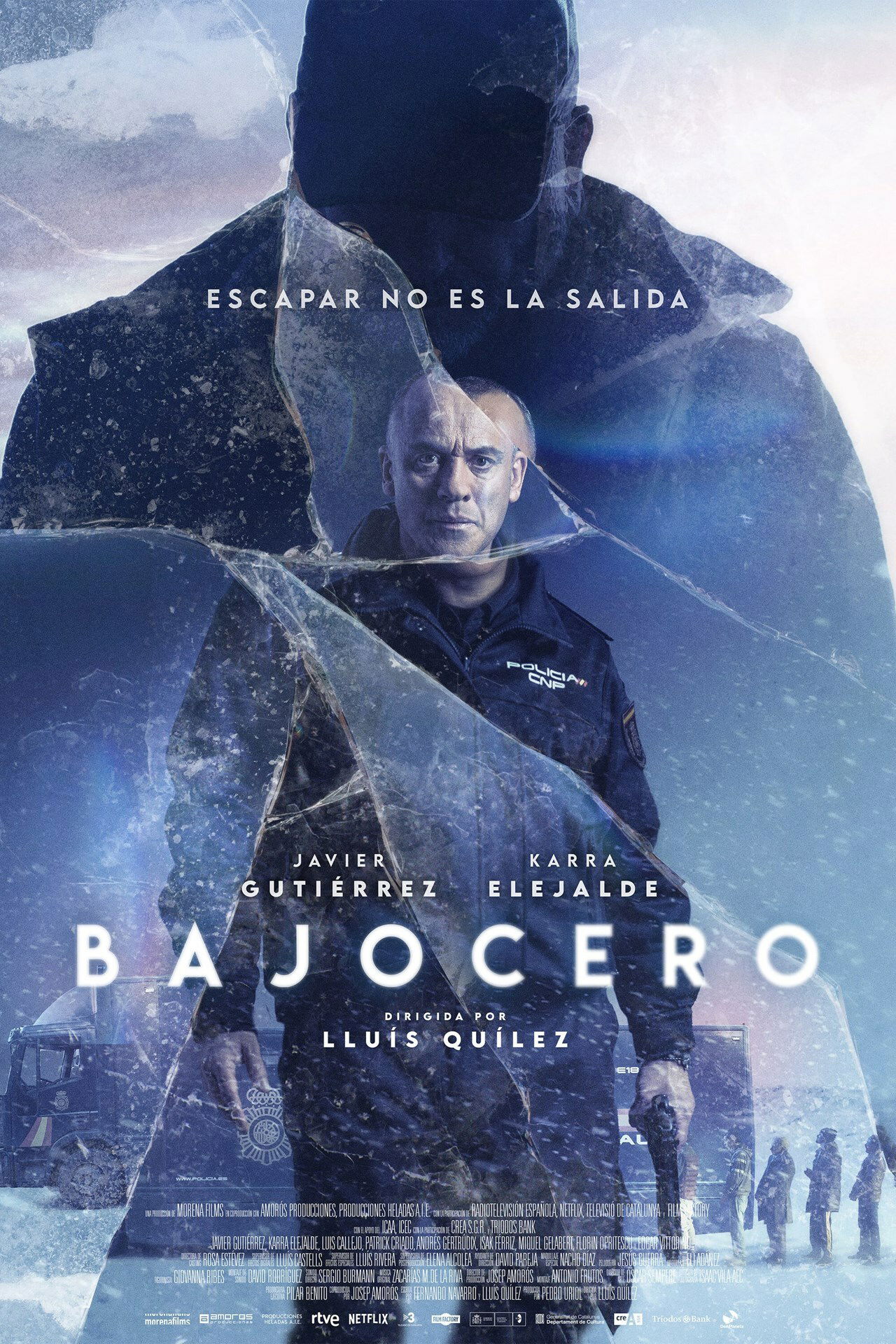 Clicca per vedere l'immagine originale Sotto lo zero, il thriller spagnolo di Netflix