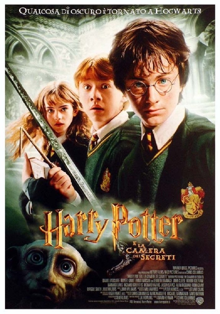 Il poster italiano di Harry Potter e la camera dei segreti