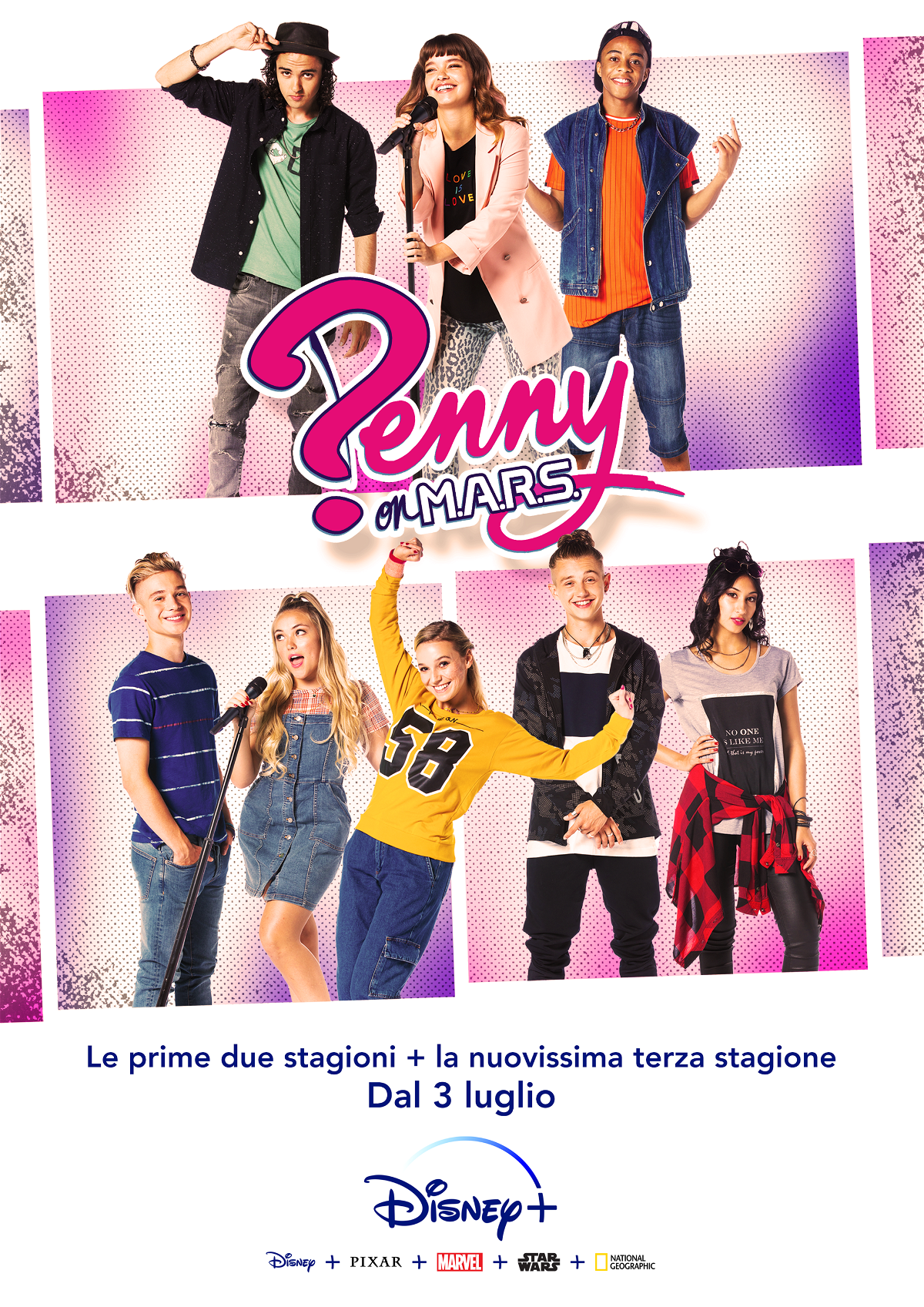 La locandina della terza stagione di Penny on M.A.R.S.