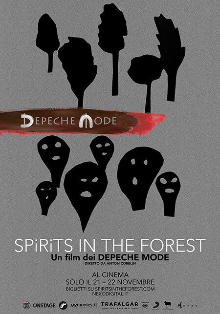 Il poster di Depeche Mode. Spirits in the Forest, film diretto da Anton Corbijn 