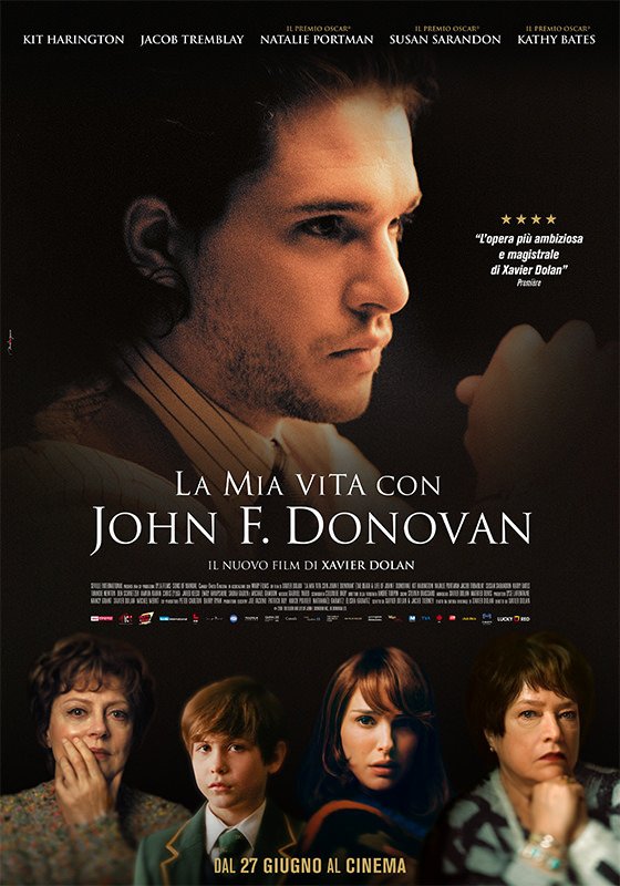 Il poster italiano de La mia vita con John F. Donovan, dal 27 giugno al cinema