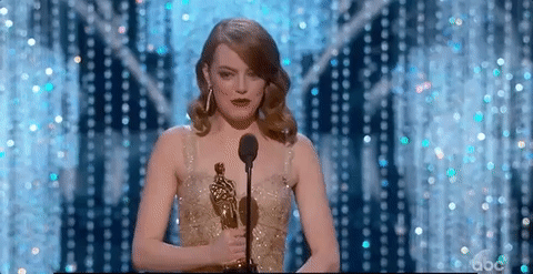 Emma Stone ritira l'Oscar