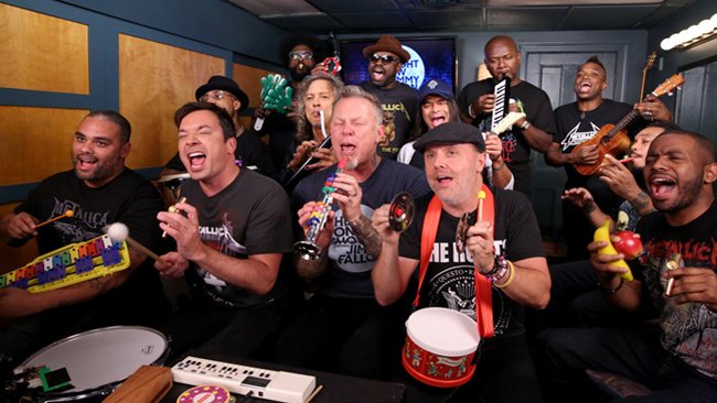 Metallica at The Tonight Show with Jimmy Fallon
