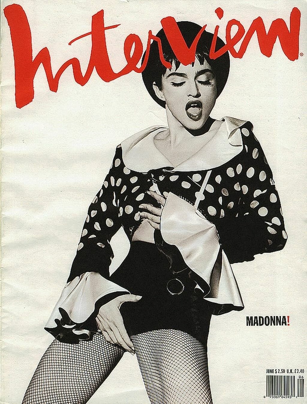 Madonna sulla copertina di Interview