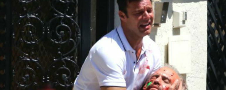 La scena dell'assassinio di Versace nella seconda stagione di American Crime Story