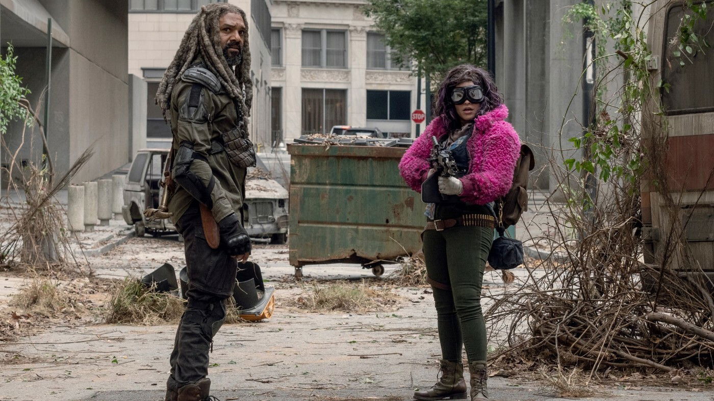 The Walking Dead 10x15: Ezekiel insieme a Princess The Walking Dead: Ezekiel con Princess