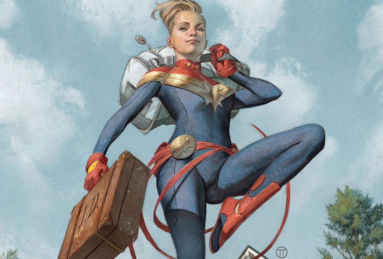 Clicca per vedere l'immagine originale Dettaglio della cover di The Life Of Captain Marvel #1