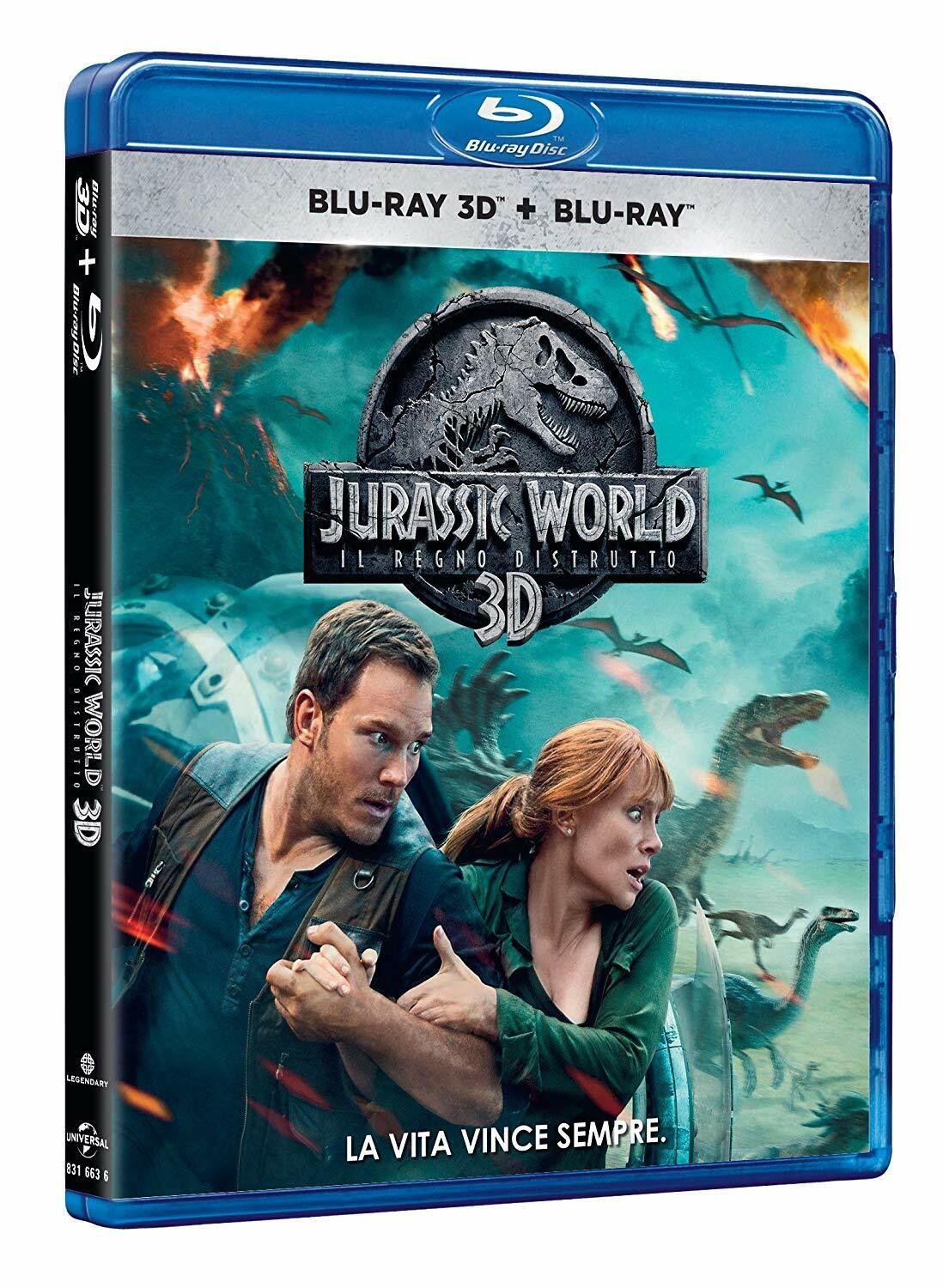 Il Blu-ray 3D di Jurassic World: Il regno distrutto