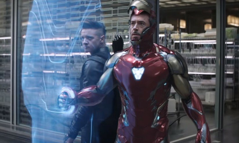 Iron Man con lo scudo e Occhio di Falco