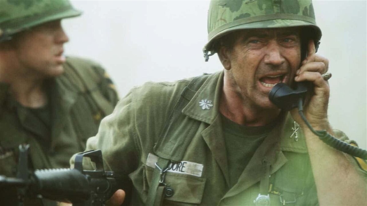 Mel Gibson in una scena di We Were Soldiers - Fino all'ultimo uomo