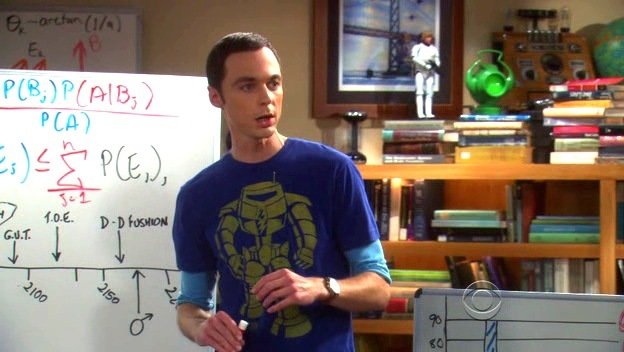 <p>L'uomo-robot, uno dei soggetti preferiti di Sheldon. Ne indossa spesso la variante con il fondo verde.</p>