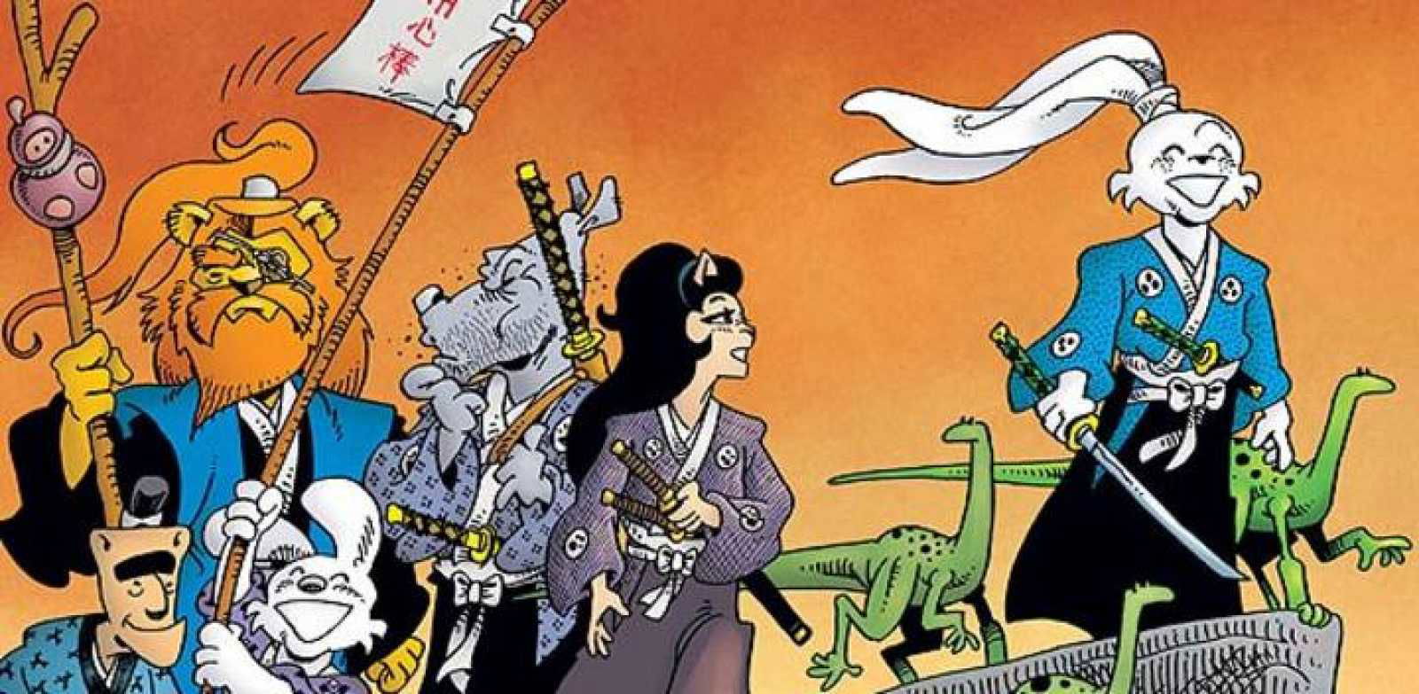 Clicca per vedere l'immagine originale Usagi Yojimbo personaggi