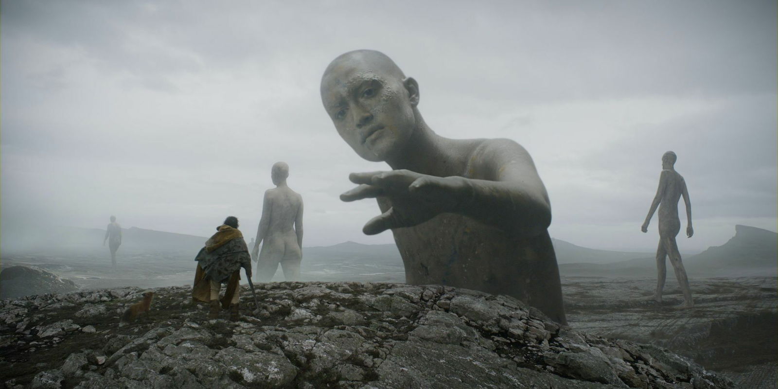 Clicca per vedere l'immagine originale Una scena del film Sir Gawain e il Cavaliere Verde