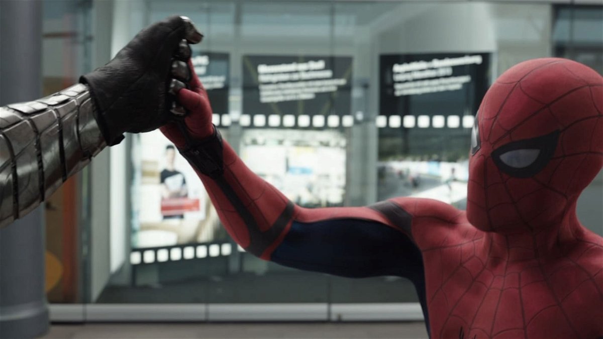 Spider-Man affronta Bucky in Captain america: Civil War