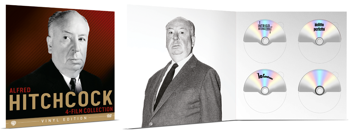 Il packaging della Alfred Hitchcock - Vinyl Collection
