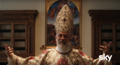 Copertina di The New Pope, il nuovo teaser trailer con John Malkovich e Jude Law