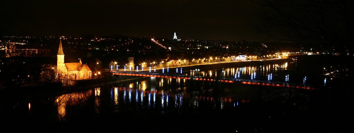 Un'immagine panoramica di Kaunas