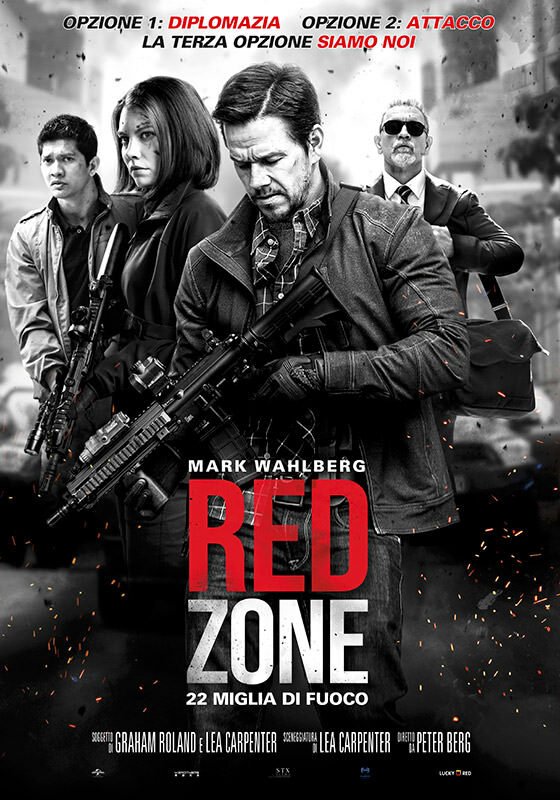 Il poster ufficiale di Red Zone – 22 miglia di fuoco
