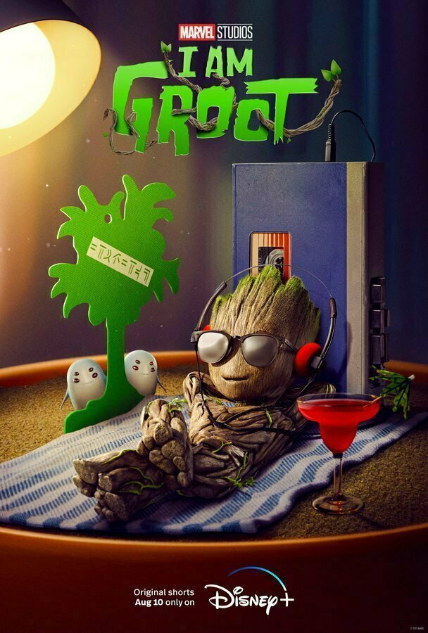 Ο Baby Groot στην αφίσα της σειράς κινουμένων σχεδίων του