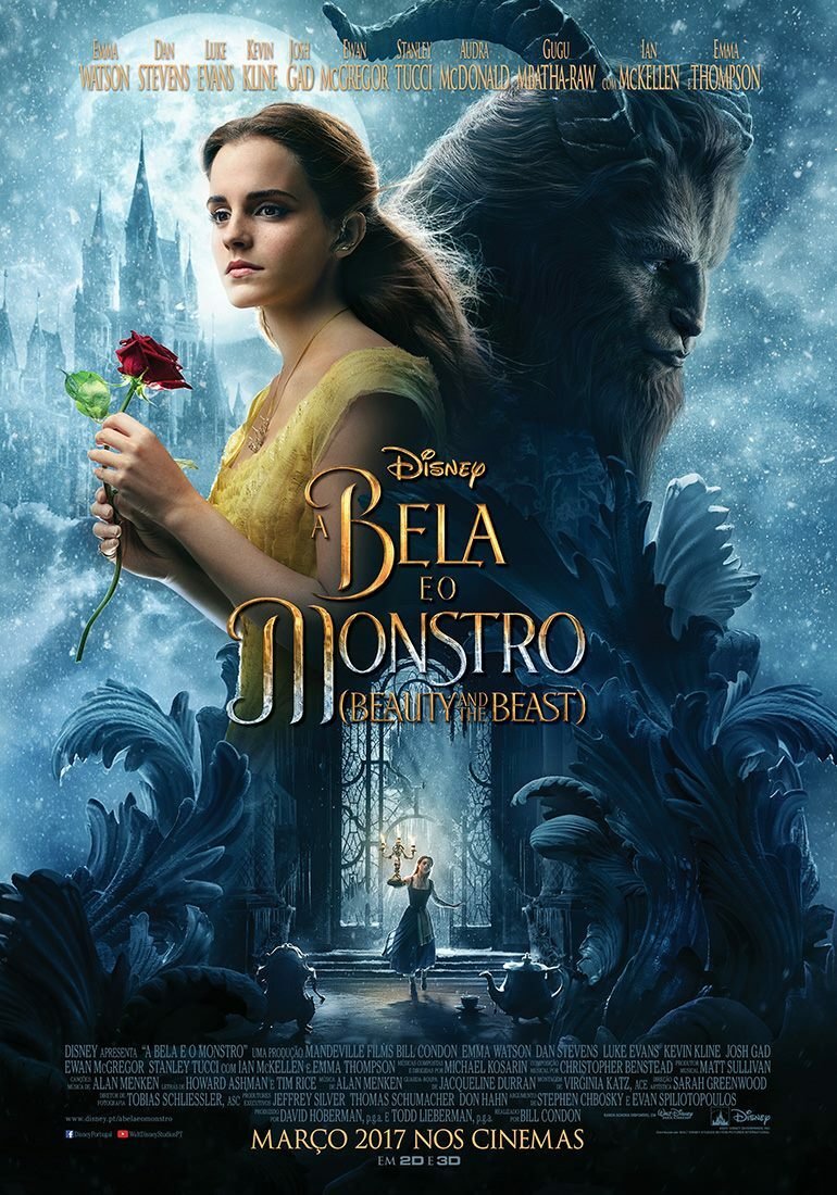 Il nuovo poster interazionale de La Bella e la Bestia