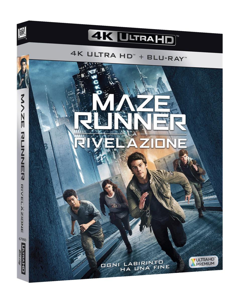 Maze Runner: la Rivelazione. L'edizione home video in 4K Ultra HD