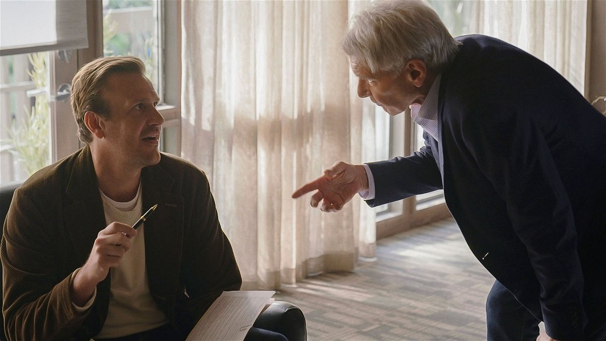 Encogimiento - Harrison Ford y Jason Segel discuten