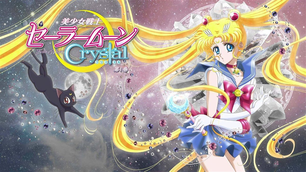 Luna a Sailor Moon na plakátu Sailor Moon Crystal