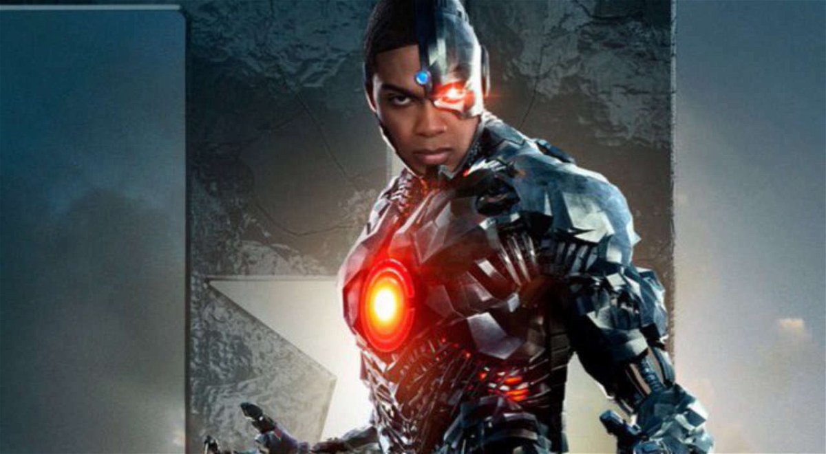 L'attore Ray Fisher nel ruolo di Cyborg in Justice League