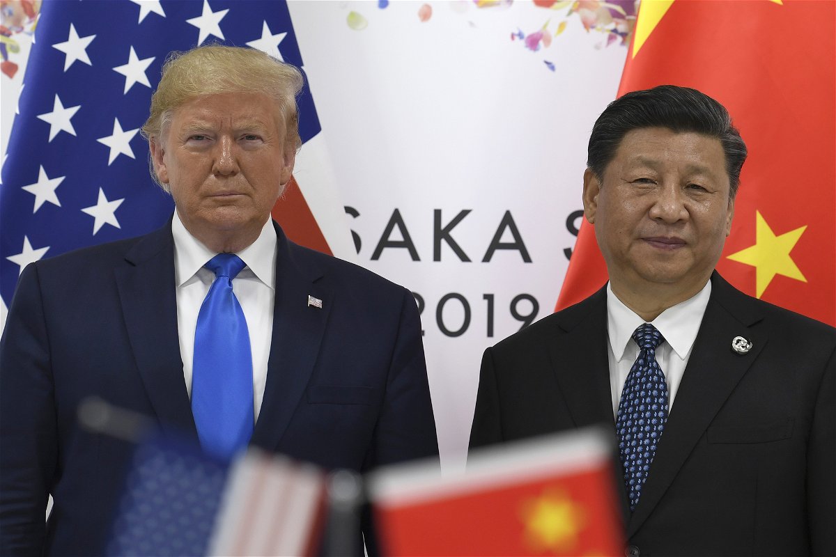 Donald Trump (sinistra) e Xi (destra) al G20 di Osaka