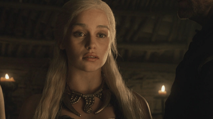 Click para ver la imagen original Emilia Clarke en la primera temporada de Juego de Tronos