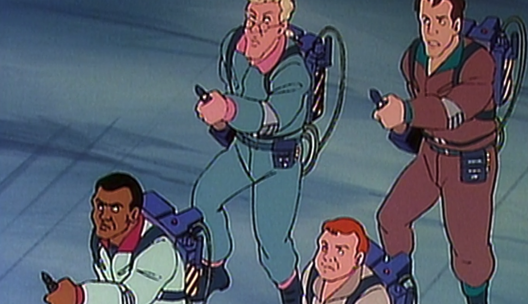 Clicca per vedere l'immagine originale The Real Ghostbusters, Peter, Ray, Winston ed Egon