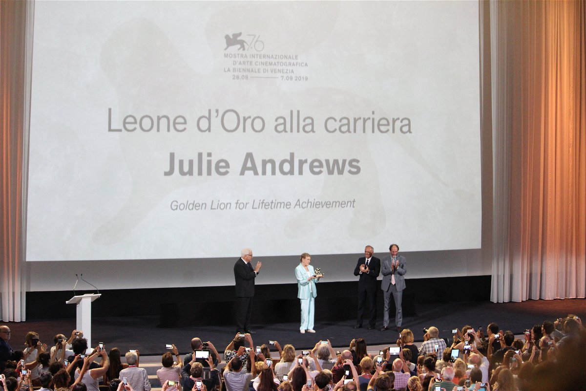 Cerimonia per l'assegnazione del Leone d'Oro alla carriera di Julie Andrews