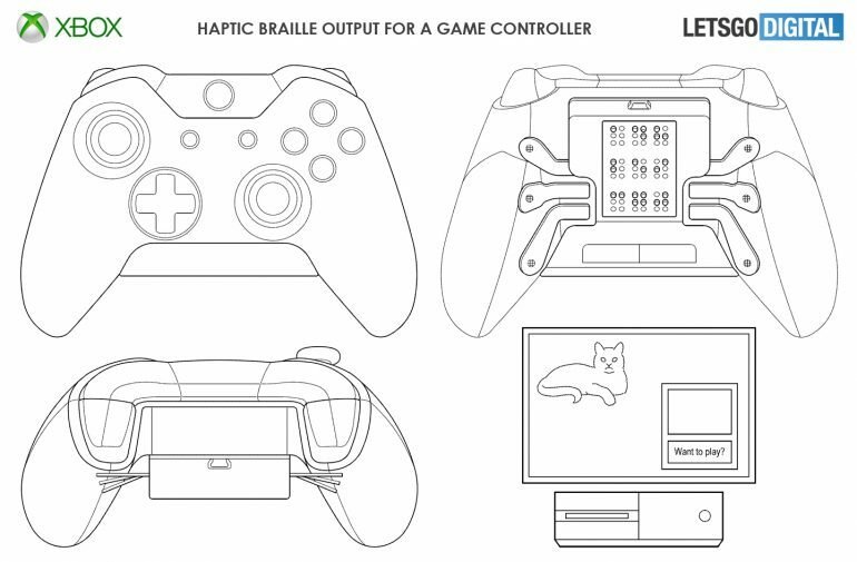 Il controller Xbox One in Braille brevettato da Microsoft