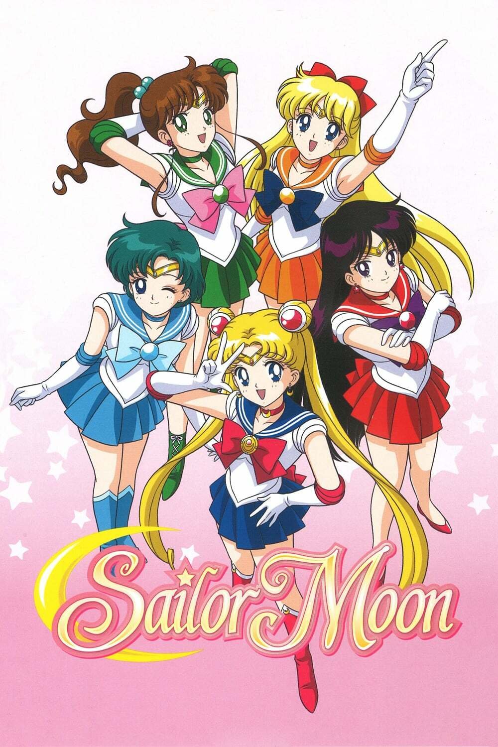 Μια εικόνα των μαχητών στο ιστορικό anime του Sailor Moon