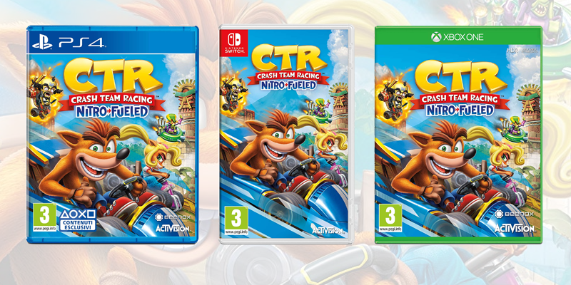 Crash Team Racing Nitro Fueled è disponibile su PS4, Xbox One, Nintendo Switch e PC