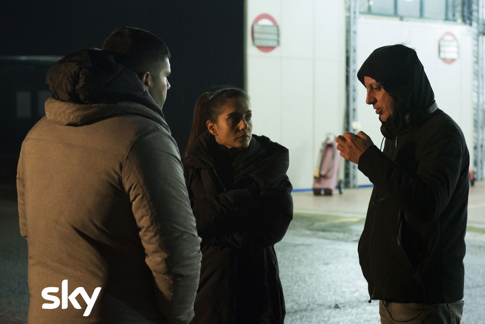 Clicca per vedere l'immagine originale Gomorra 4: un'immagine dal set durante le riprese