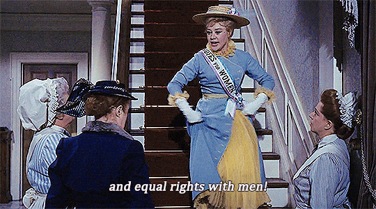 Winifred Banks in una scena di Mary Poppins