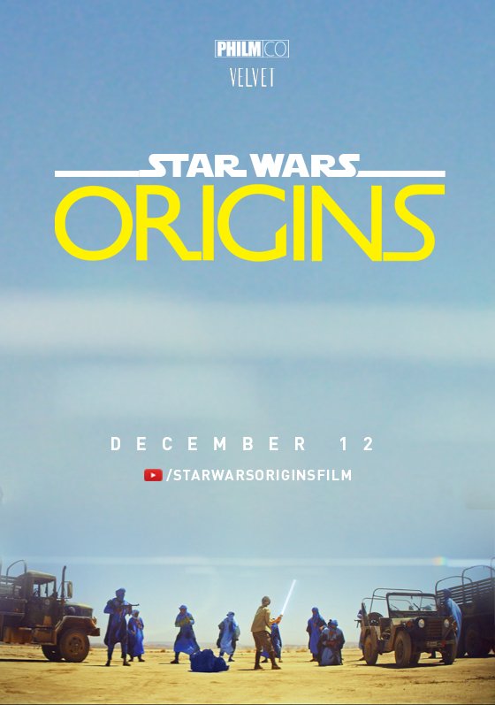 Il poster del fan film Star Wars: Origins