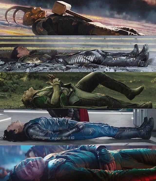 Loki L'immagine che mostra il personaggio di Loki inquadrato sempre alla stessa maniera