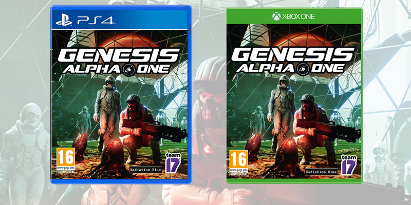 La boxart dell'edizione fisica di Genesis Alpha One