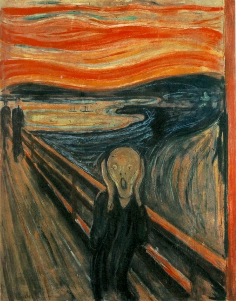 Il dipinto dell'Urlo di Munch