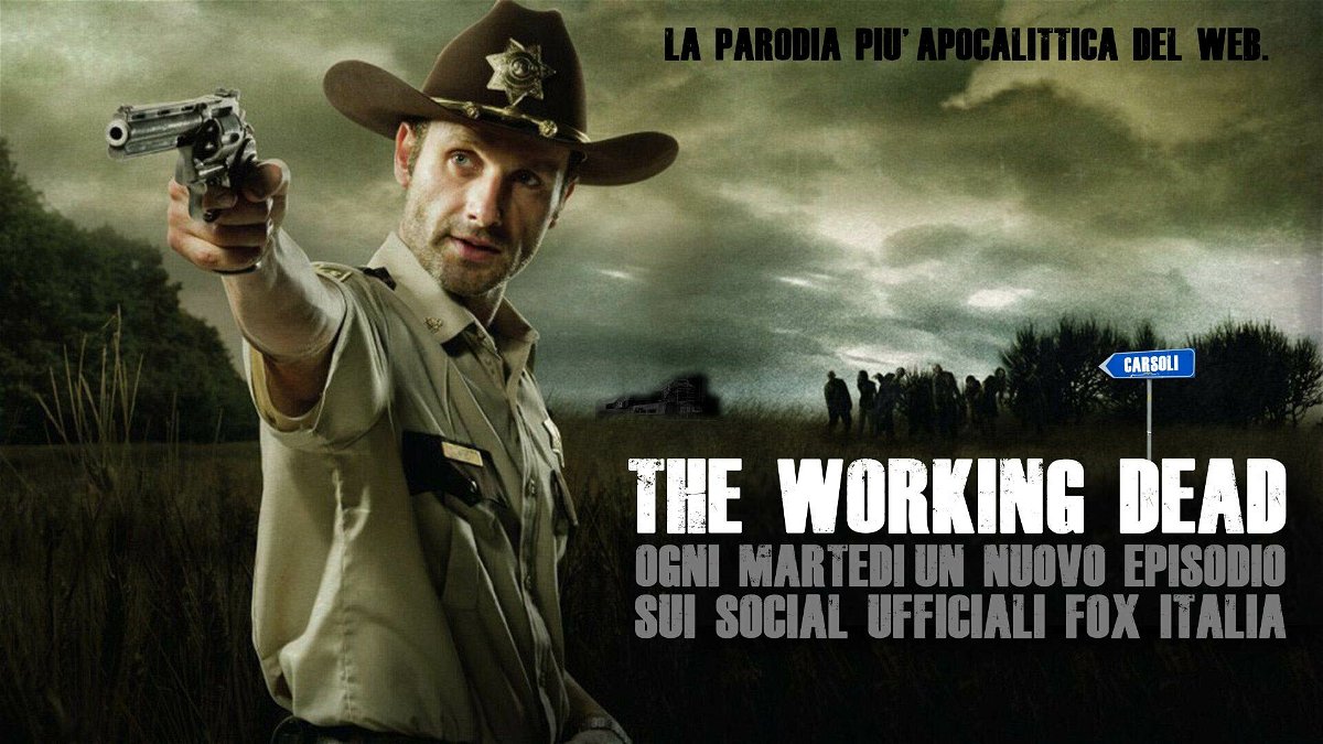 La locandina di The Working Dead, la serie parodia di The Walking Dead