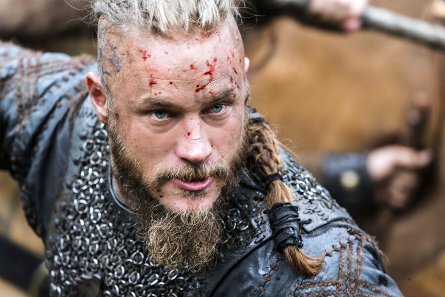 Vikings: Ragnar, interpretato da Travis Fimmel