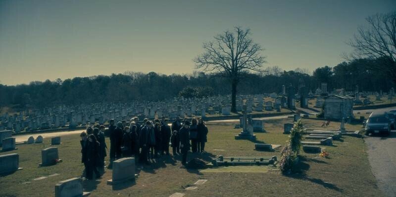 El cementerio se muestra en el episodio 7 de Hill House.