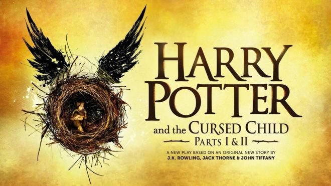 La locandina teatrale di Harry Potter and The Cursed Child
